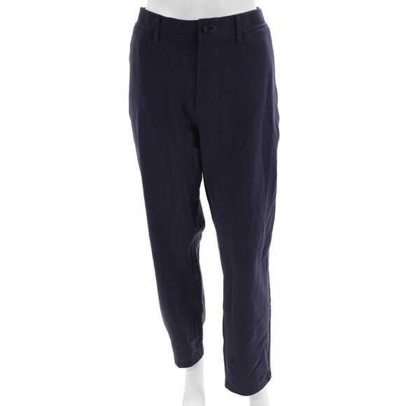 Public Rec Pants - Public Rec Men Dark Blue Chino Pants 88% Nylon 12% Spandex Size 36